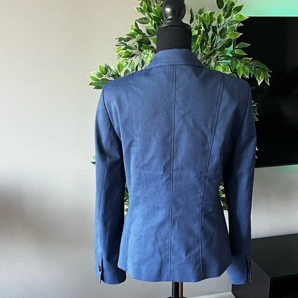 Hugo Marlane Biella Slim Fit Natural Stretch Suit Jacket Med Blue